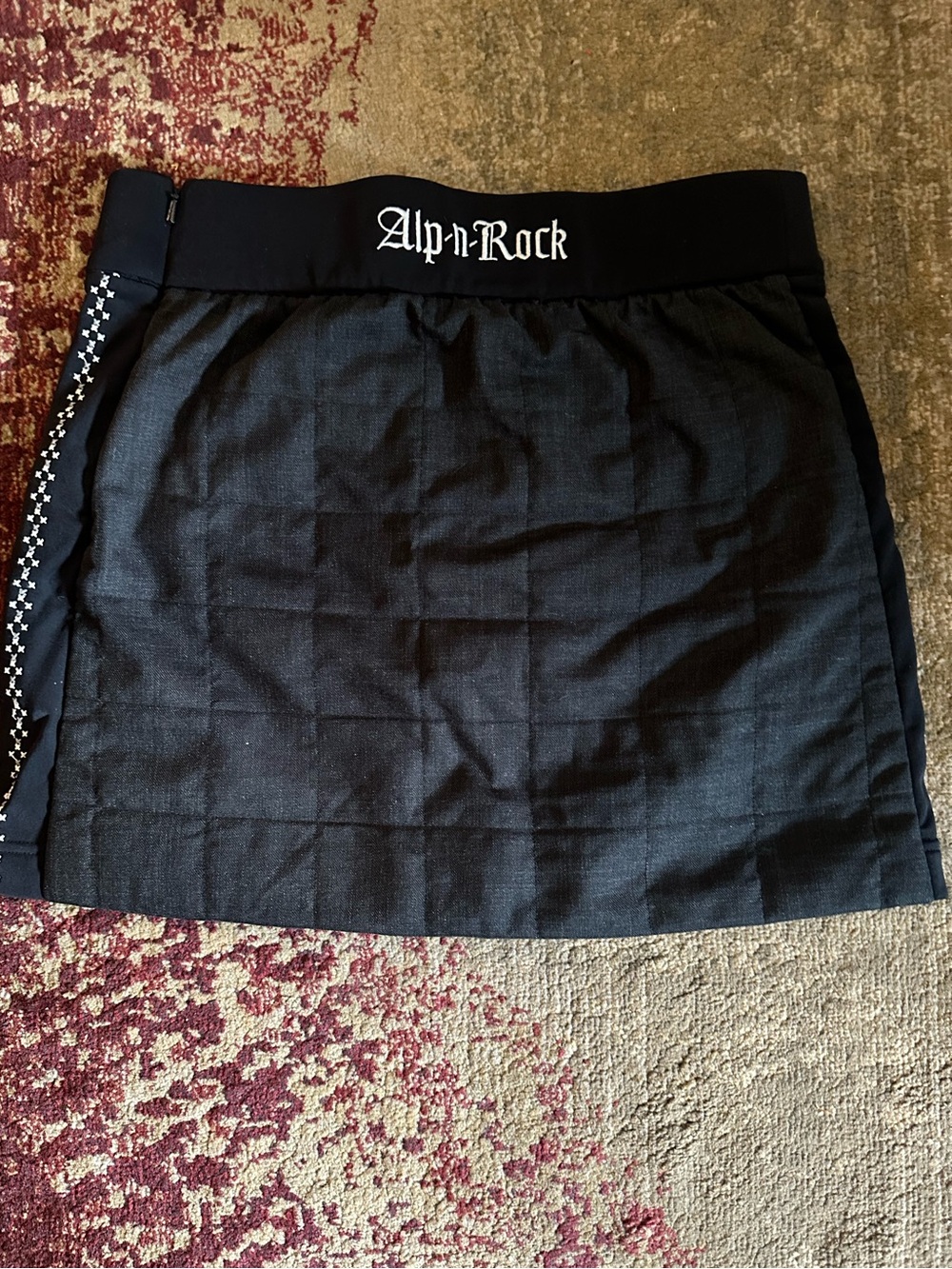 Alp N Rock Black Women’s Mini puffer Skirt
